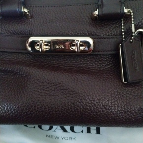 Leather Coach bag - Picture 6 of 7